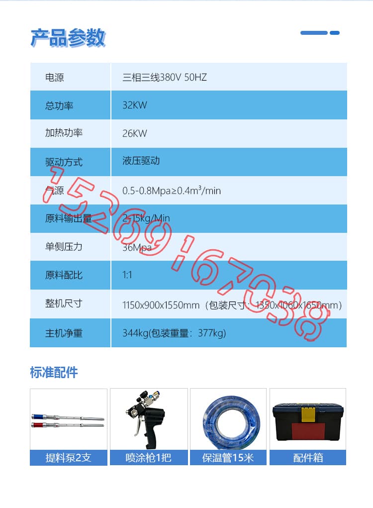 JX-H-V8T液壓聚脲噴涂機設(shè)備詳情介紹圖片5