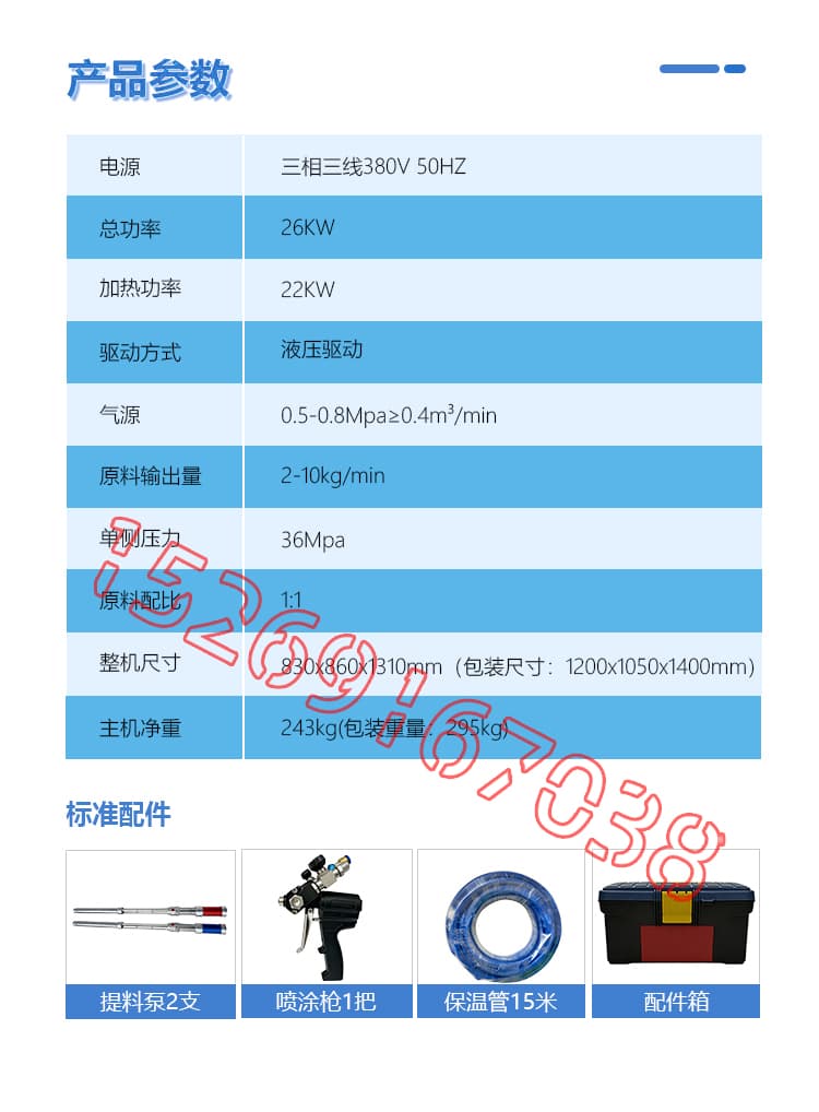 JX-H-T40液壓聚脲噴涂機設(shè)備詳情介紹圖片5
