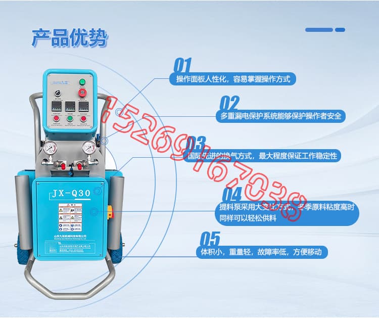 JX-Q30氣動(dòng)聚脲噴涂機(jī)4