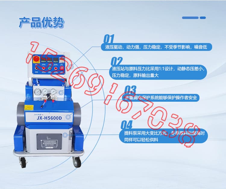JX-H5600液壓聚氨酯發(fā)泡機設備詳情介紹圖片4