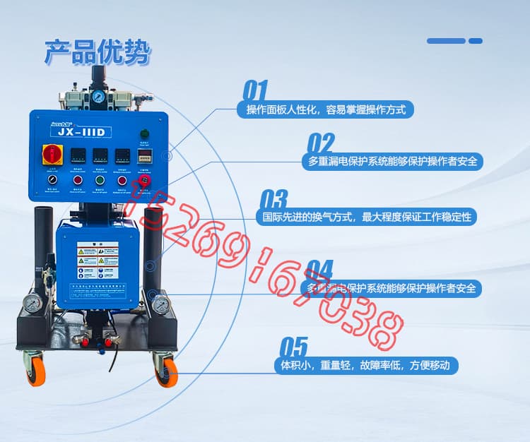 JX-IIID氣動(dòng)聚氨酯發(fā)泡機(jī)設(shè)備詳情介紹圖片4