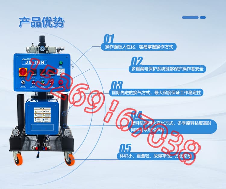 JX-IIIH氣動聚氨酯噴涂機(jī)詳情圖4